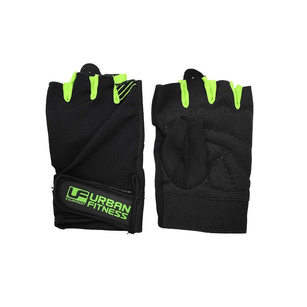 Urban Fitness Equipment - Herren/Damen Unisex Training-Handschuhe RD219 (L) (Schwarz/Grün)