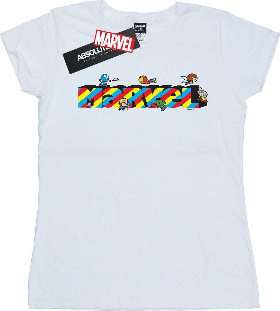 Marvel - "Marvel" T-Shirt für Damen BI24948 (XL) (Weiß)