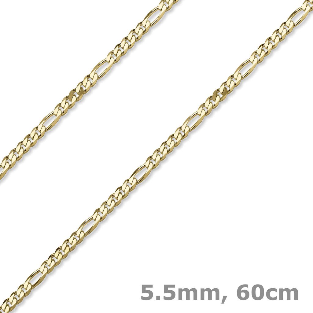 5-5mm-Collier-Figarokette-585-Gelbgold-60cm