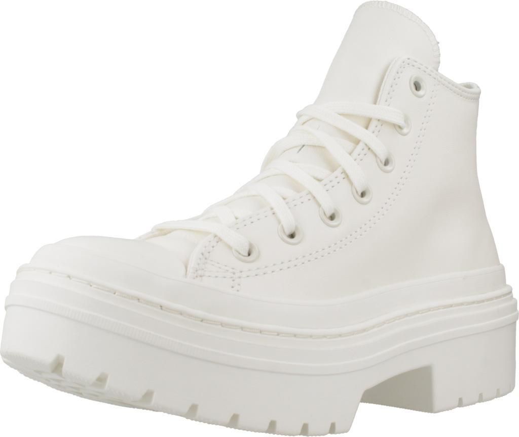 CONVERSE CHUCK TAYLOR ALL STAR LUGGED HEEL LEATHER PLATFORM Weiß
