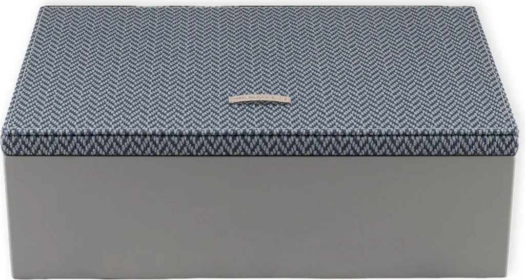 WINDROSE Calma Organizer Gioielli Grigio - Custodia in Legno Laccato