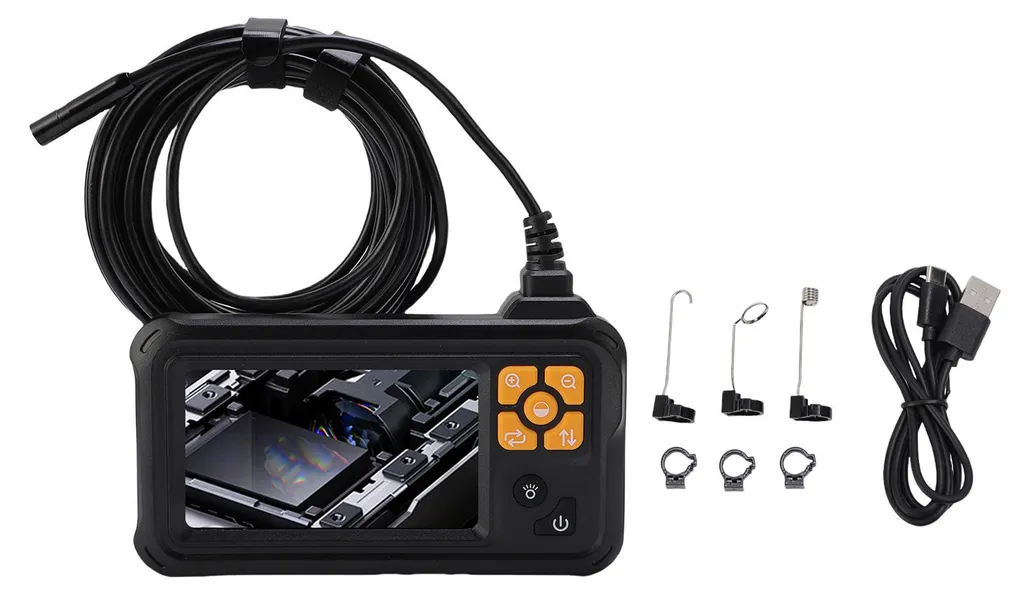Endoscope industriel électronique avec sonde 8mm et moniteur couleur
