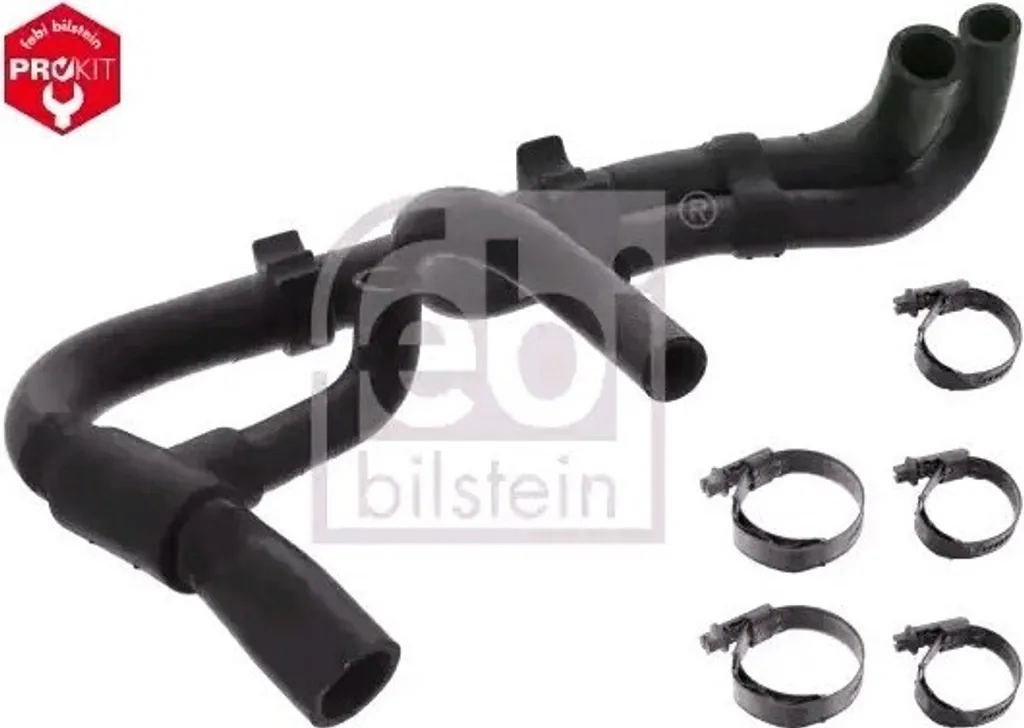 Tuyau de radiateur renforcé Scania G Febi 49134 en caoutchouc EPDM