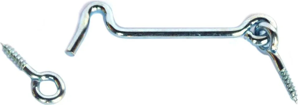 Crochet Contrevent Double Femelle Zinc 50mm EDM - Fixation Robuste