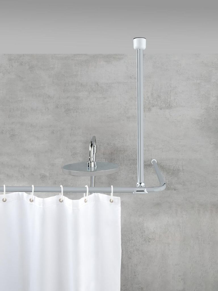 WENKO Decken Stütze Montage für Teleskop Dusche Eck Stangen Produktbild 