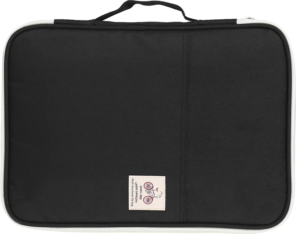 Fichier de Pochettes A4 Noir pour PC Portable - Portfolio Bureau Mobile