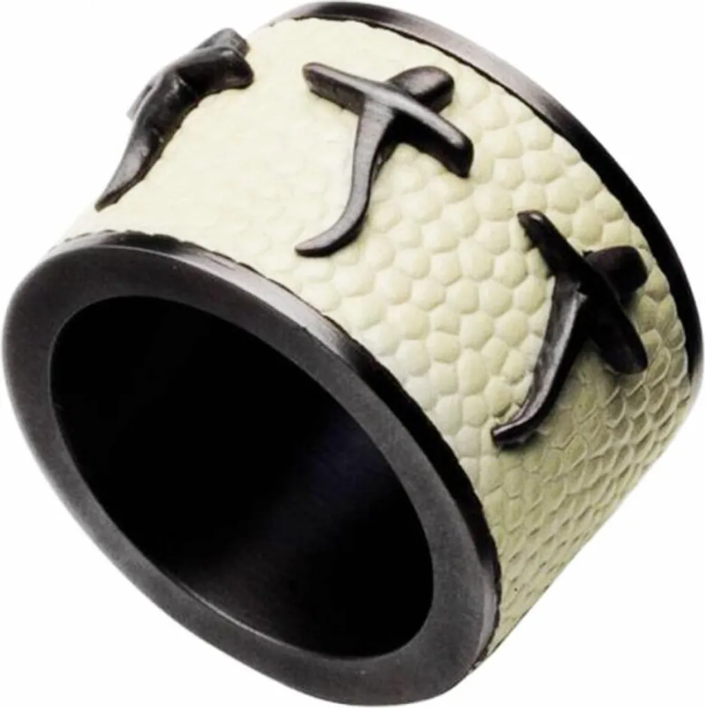 Anello Unisex Breil 2133420005 Acciaio Bicolore 17,8 mm - Offerta Esclusiva