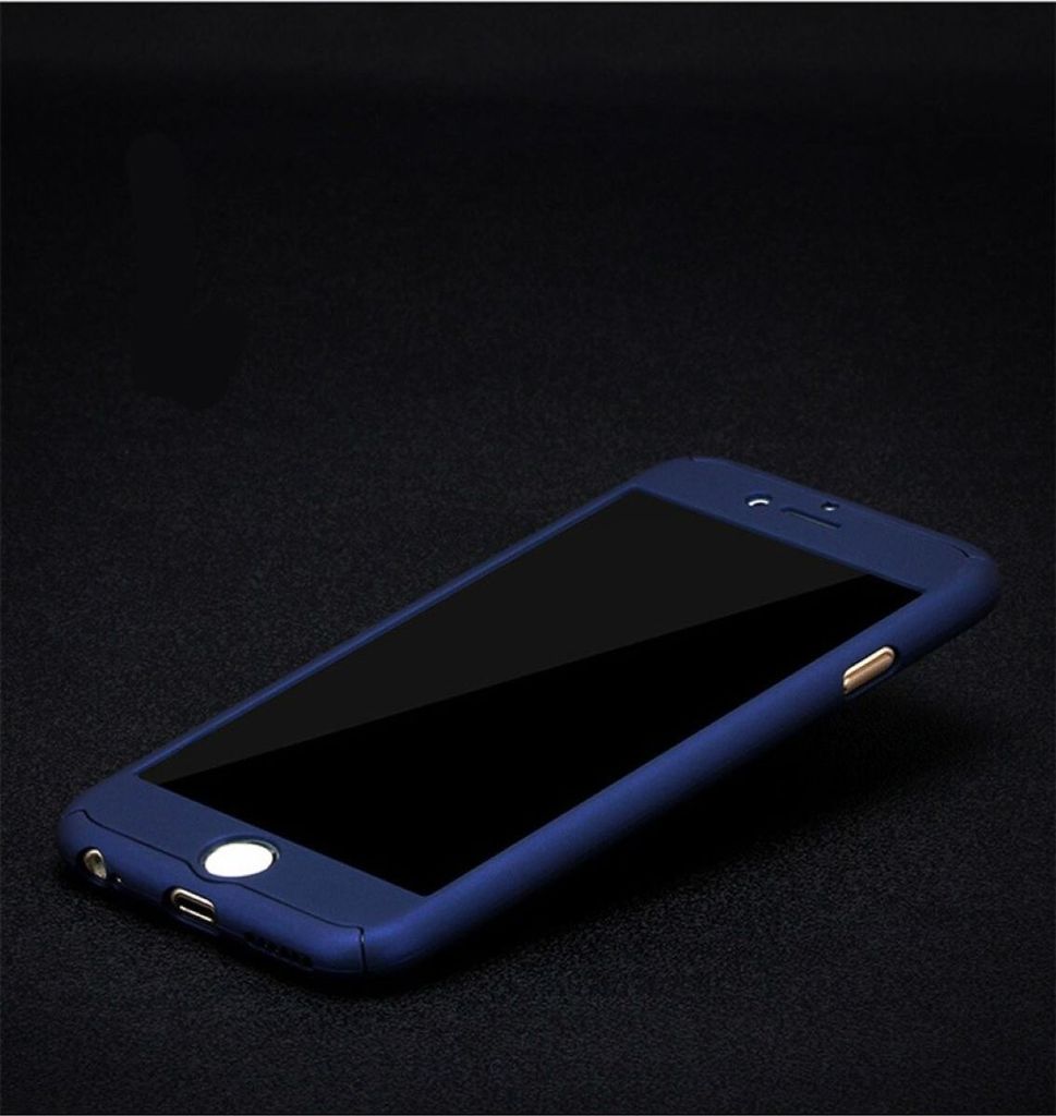 Handyhülle Schutzhülle für Huawei P9 Lite Full Case Cover Displayschutz 360 Blau