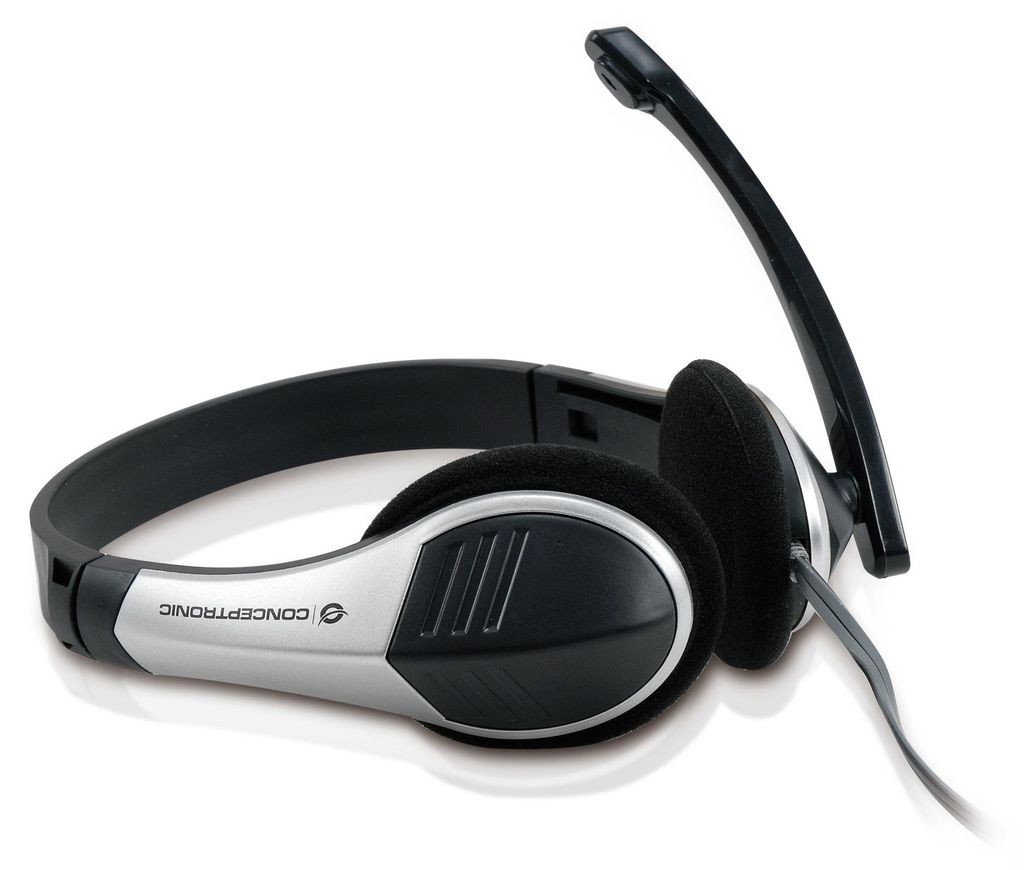 CONCEPTRONIC Headset USB    Mikro,int.Bed.Stereo     2.0m Immagine del prodotto 