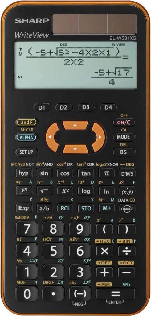 Sharp EL-W531XGYR, Tasche, Wissenschaftlicher Produktbild 