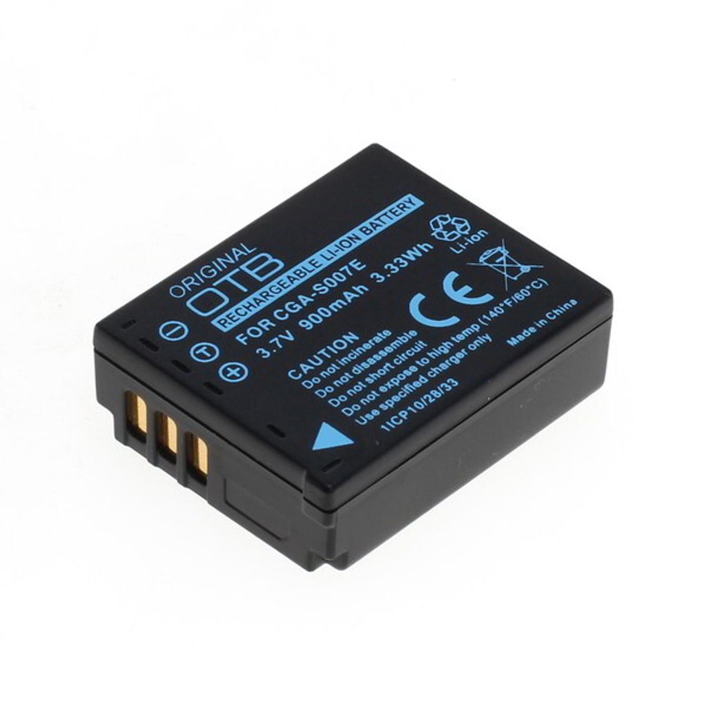 Batterie (Li-Ion) pour Panasonic CGA-S007 Image du produit 
