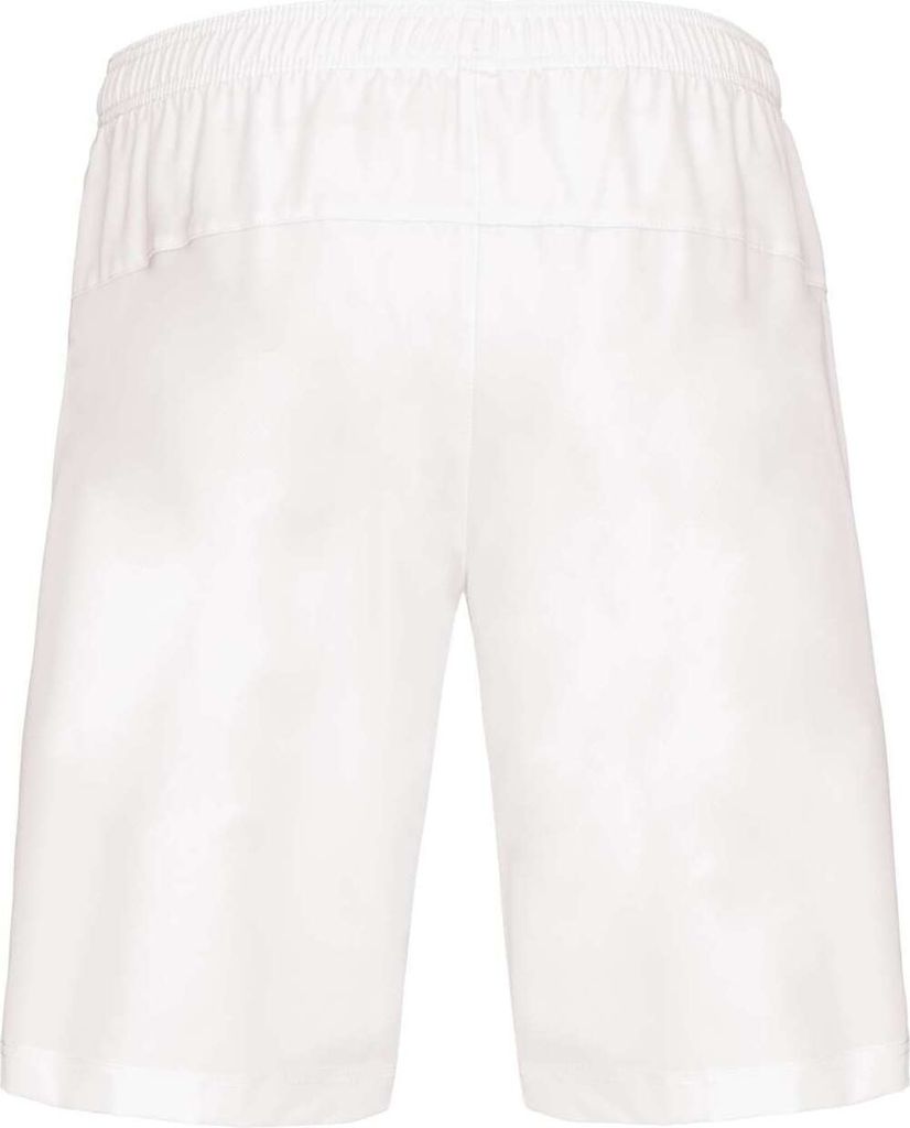 Proact Herren Sport Shorts Sporthose Kurze Hose Bermuda Jogging, Größe:XS, Farbe:Weiß