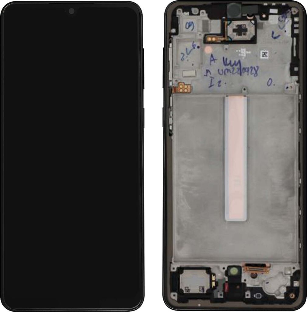 Samsung, LCD Bildschirm Original Touchscreen – Awesome Black für Samsung Galaxy A33 5G, Schwarz