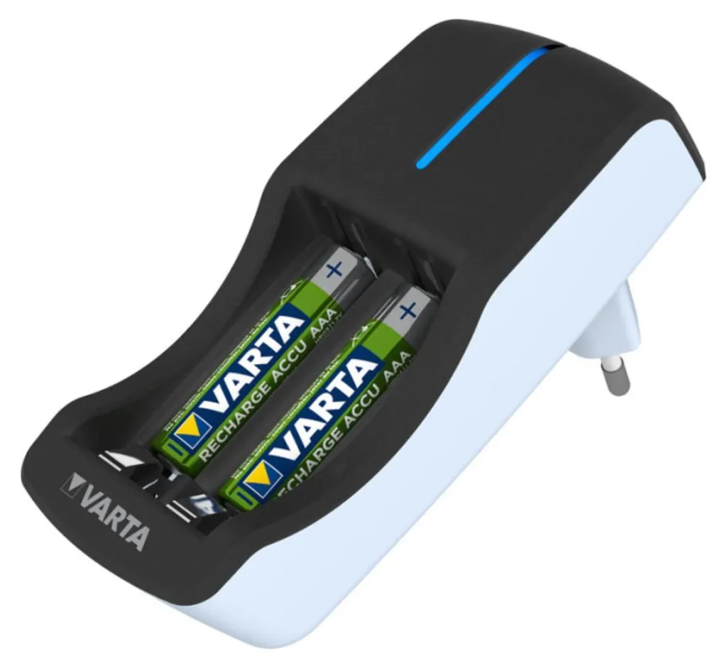 Chargeur de piles AA Varta Mini Charger et 2 accus Mignon rechargeables