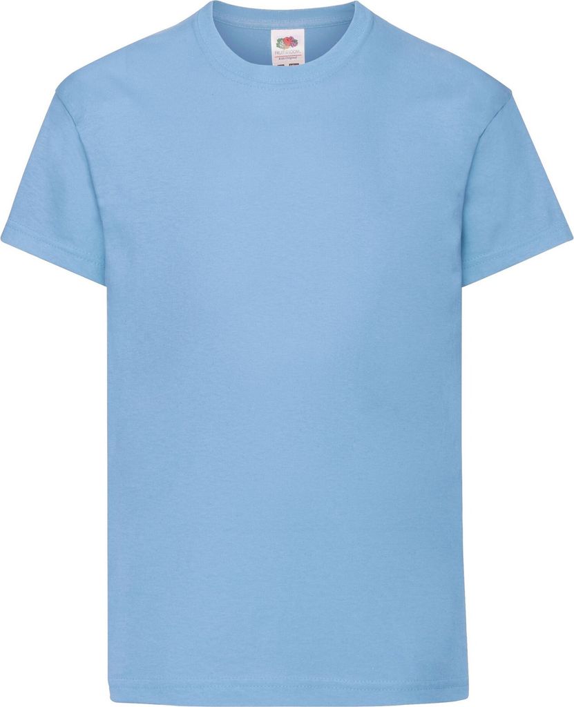 Fruit of the Loom - "Original" T-Shirt für Kinder PC6020 (164-170) (Himmelblau)