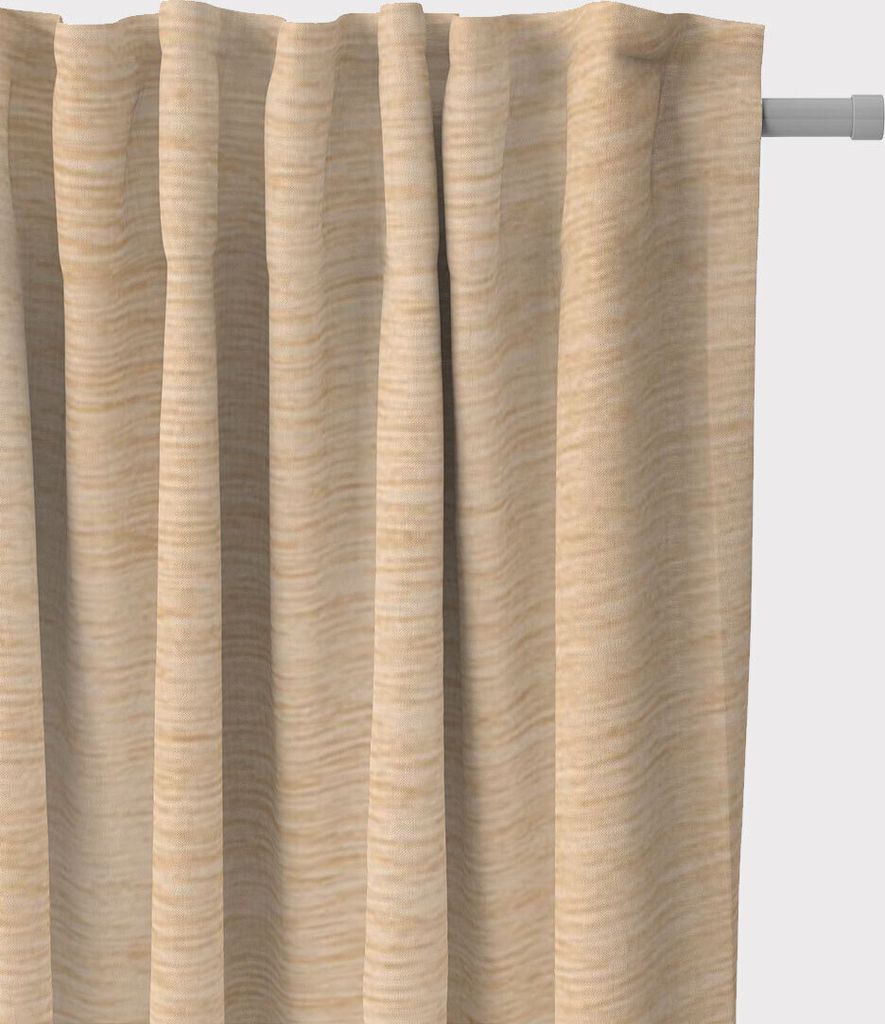 SCHÖNER LEBEN. Thermovorhang sand beige 245cm Aufhängung Smok-Schlaufenband