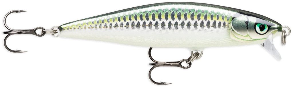 Rapala - Angelköder Flat Rap - Angelzubehör aus Balsaholz - Süßwasser-Spinnköder - Schwimmend - Lauftiefe: 1,8m - Größe: 8cm / 7g - Hergeste...