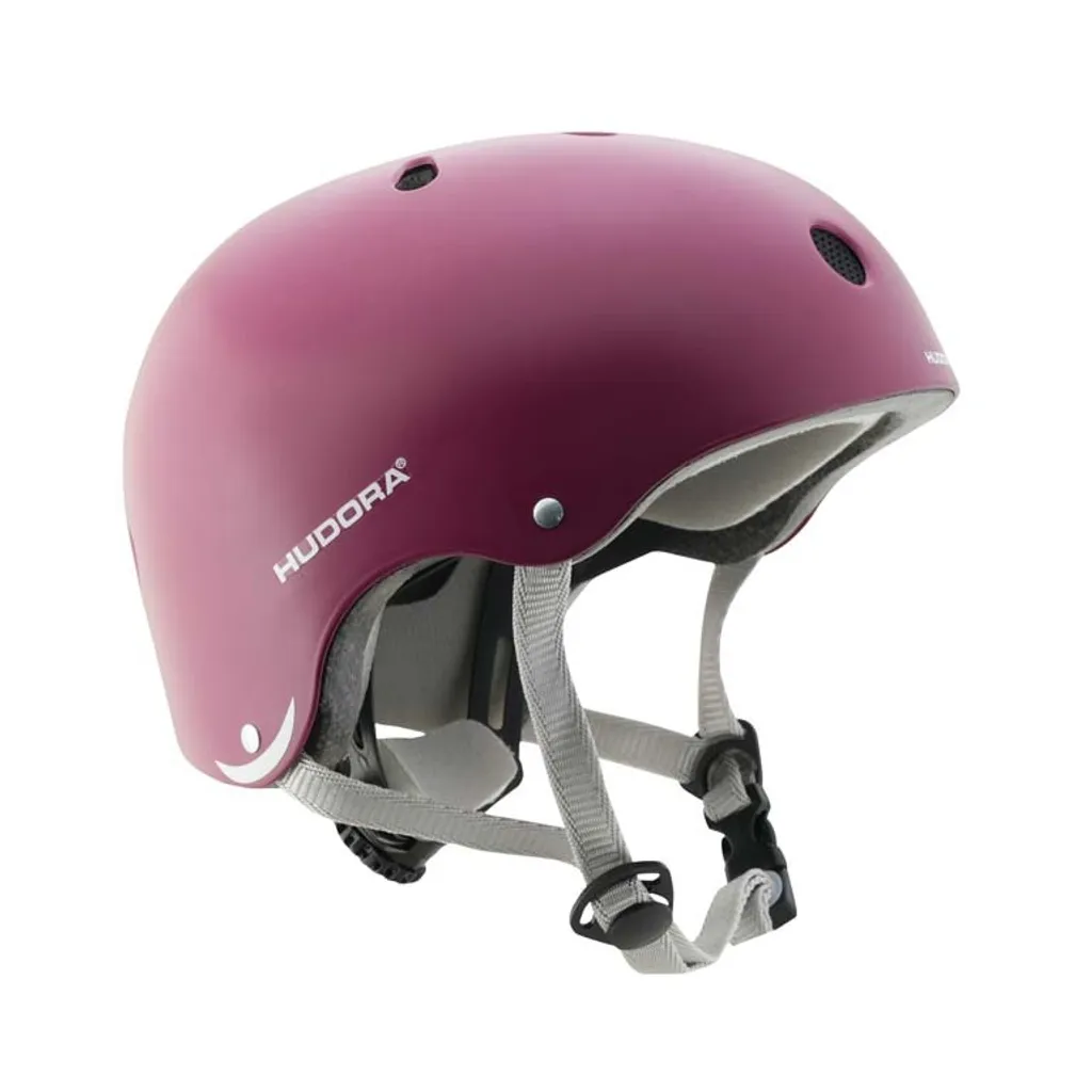 Casque de protection roller et skate Hudora berry ajustable taille 48-52