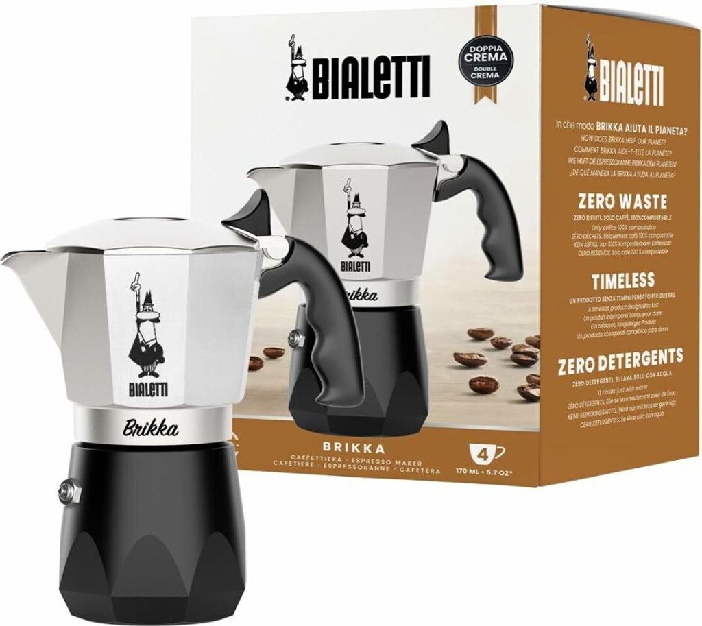 Bialetti Espressokocher Brikka 2023 4 Tassen