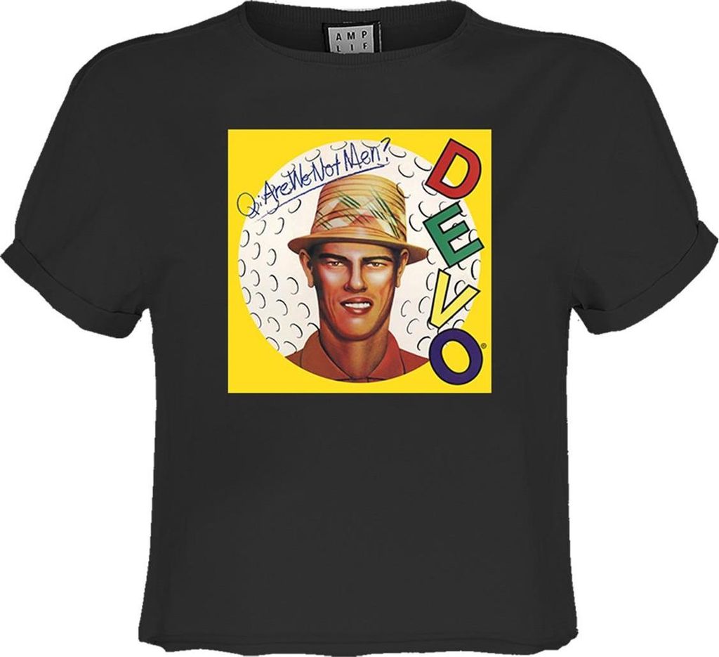 Amplified - "Are We Not Men" Kurzes Top für Damen GD4168 (XXL) (Holzkohle)