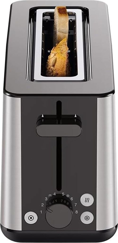 HT 1610 PurShine Schwarz Langschlitz-Toaster Produktbild 