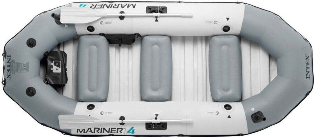INTEX 68376NP - Schlauchboot-Set - Mariner 4 (inkl. Paddel Produktbild 