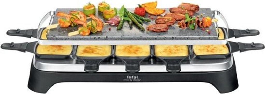 Tefal Raclette Pierrade PR457B für 10 Personen grau Produktbild 14