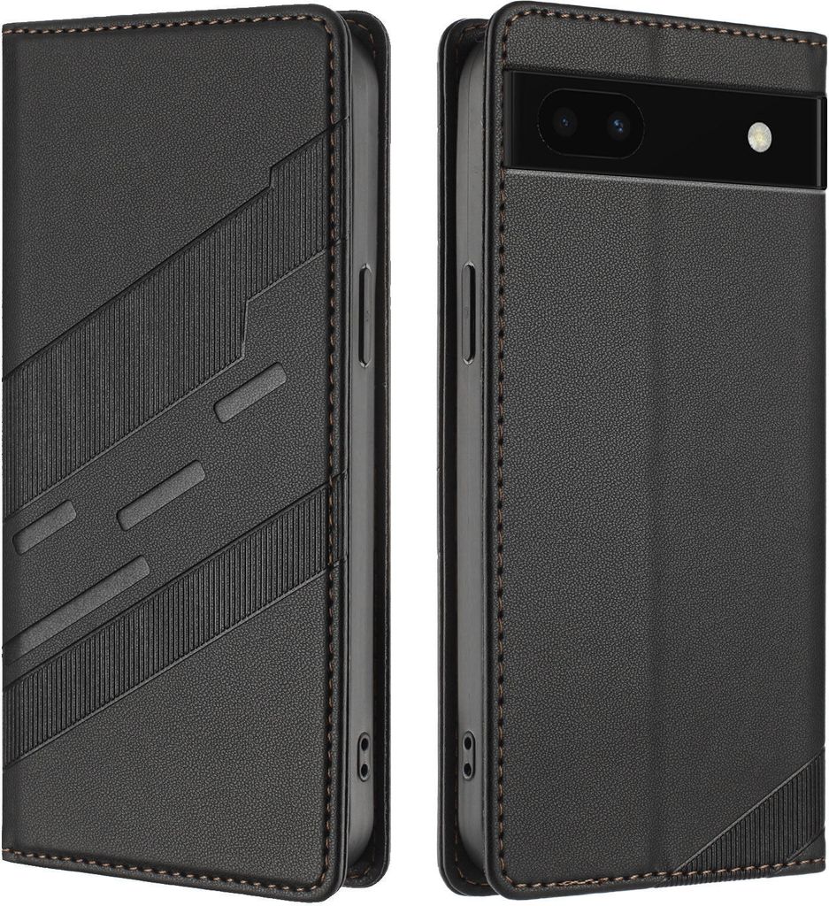 Hülle für Google Pixel 6A, Kunstleder Brieftaschen Produktbild 