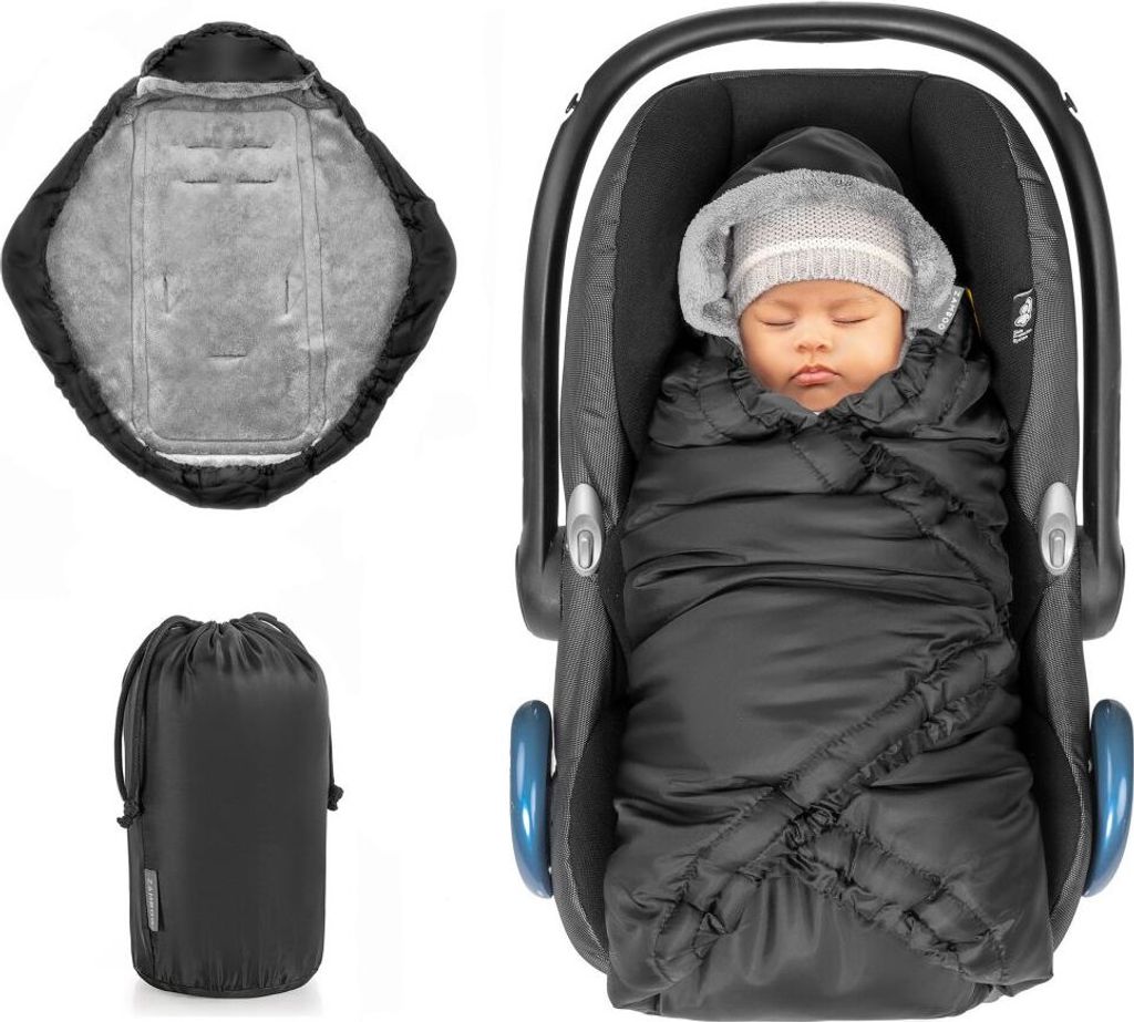 Zamboo Einschlagdecke für Babyschale (Maxi-Cosi,