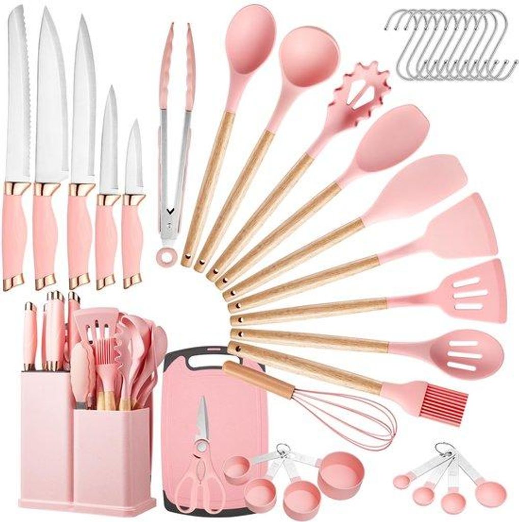 Silikonkochutensilien-Set 37 Stück für jede Küche
