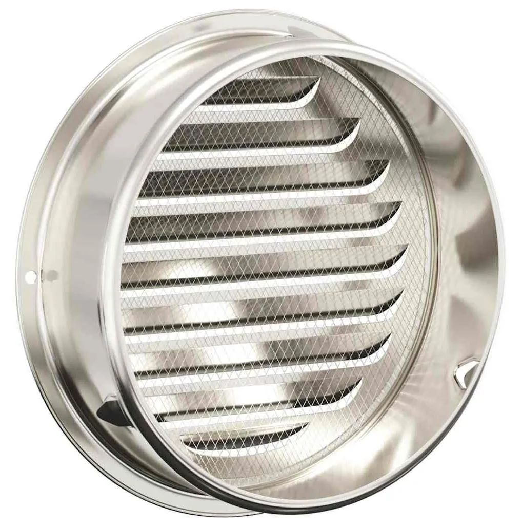 Grille d'aération anti-humidité 200 mm inox pour placard et cuisine x4 - 7