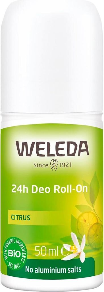WELEDA Deo Roll-On Citrus 24h Deodorant 50ml ohne Aluminiumsalze Naturkosmetik