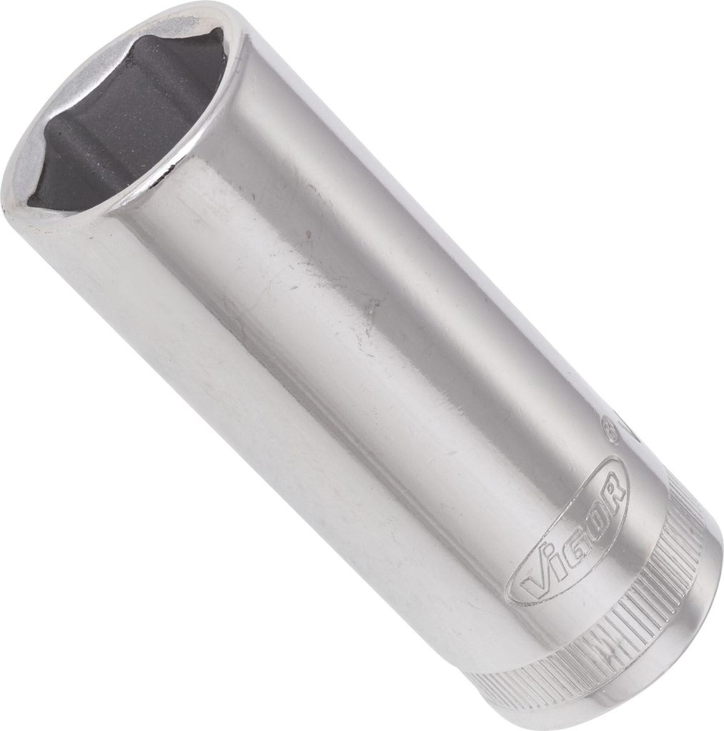 VIGOR Steckschlüsseleinsatz lang V2314N 3/8" Außen Sechskant Profil SW 17 mm