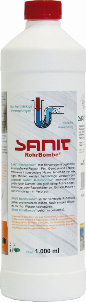 Sanit RohrBombe 1000ml Produktbild 1