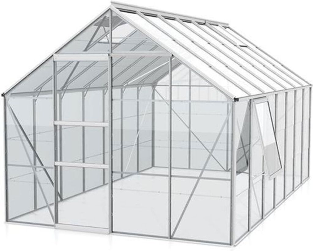 Vitavia Gewächshaus "Comet 7500" aluminium 7,5 m² 4 mm HKP