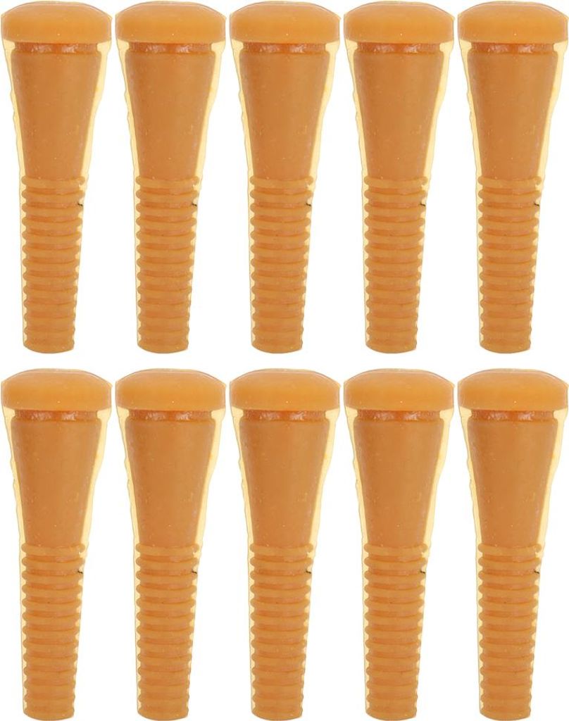 10PCS Gummi Vieh Bauernhof Geflügel Haar Entfernung Bar Maschine für Huhn Ente Gans ZubehörThread Ring