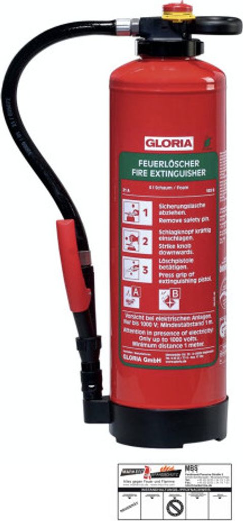 GLORIA SB6PRO Feuerlöscher fluorfreier -Schaum 6,0 l