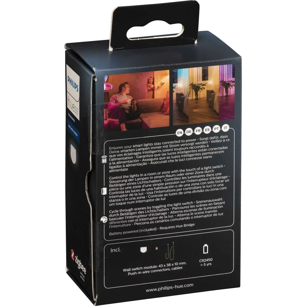 Module interrupteur mural encastrable pour système Philips Hue connecté - 4