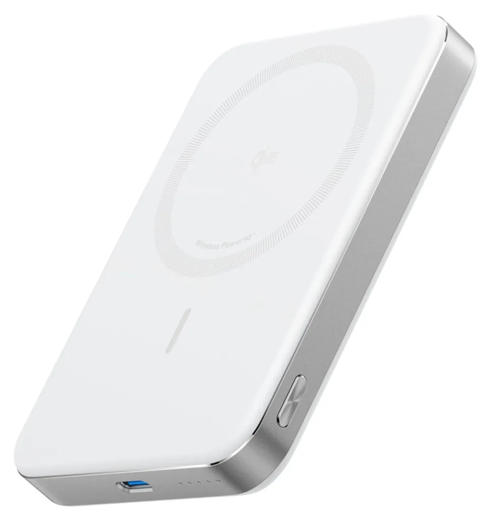 Anker MagGo Batterie Externe Magnétique 10000mAh Qi2 15W Ultra-Fine Blanche