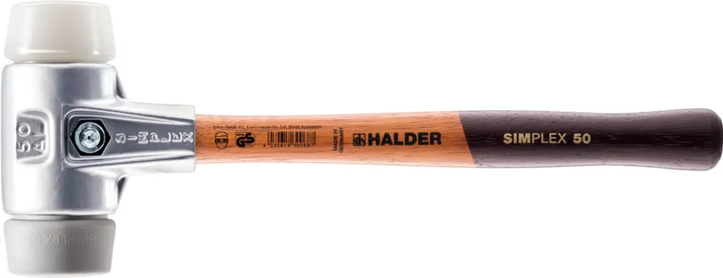 Mazza SIMPLEX Alluminio 40mm | Inserti TPE e Superplastica