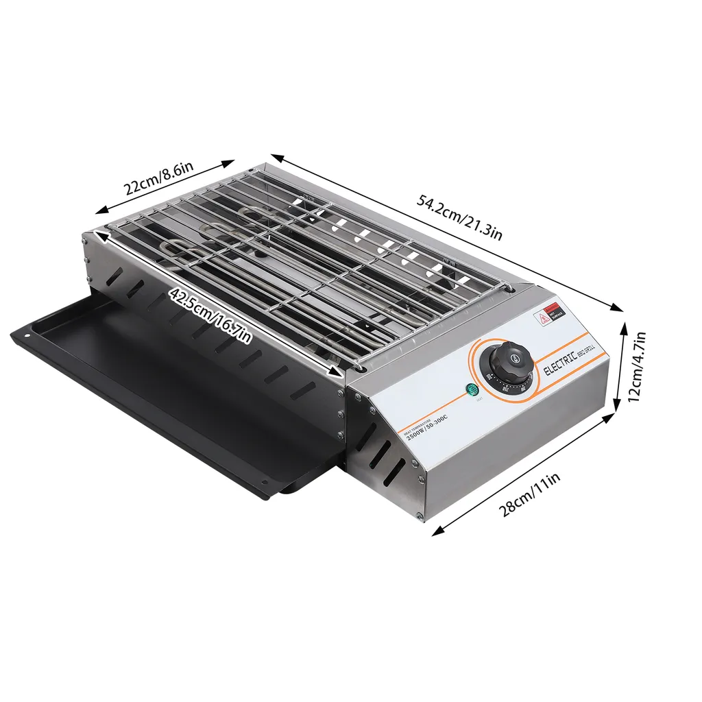 Gril Électrique Moderne de Table pour Soirées et Grande Surface de Grill - 5