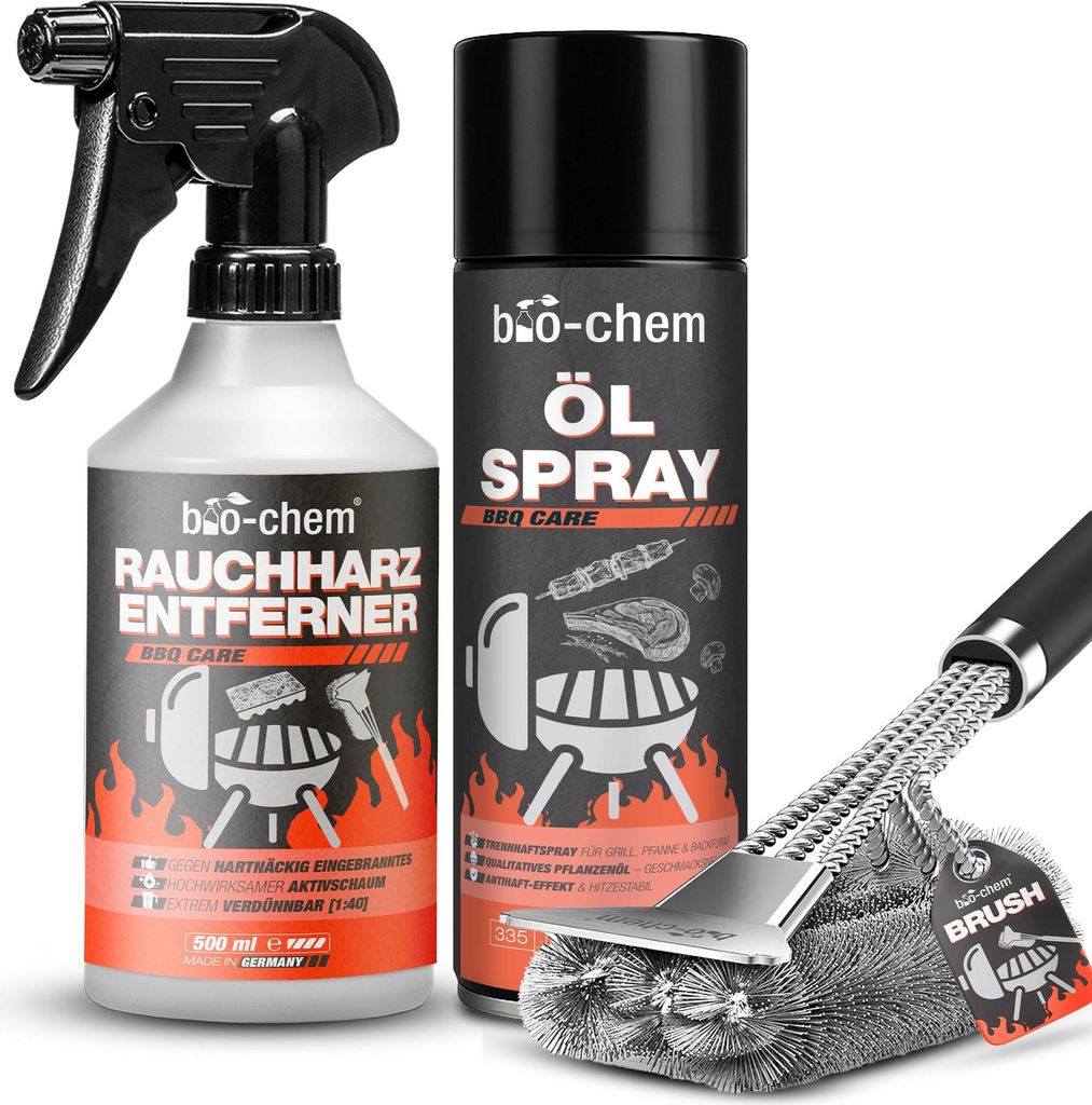 bio-chem Rauchharz-Entferner 500 ml - Backofen- und Produktbild 