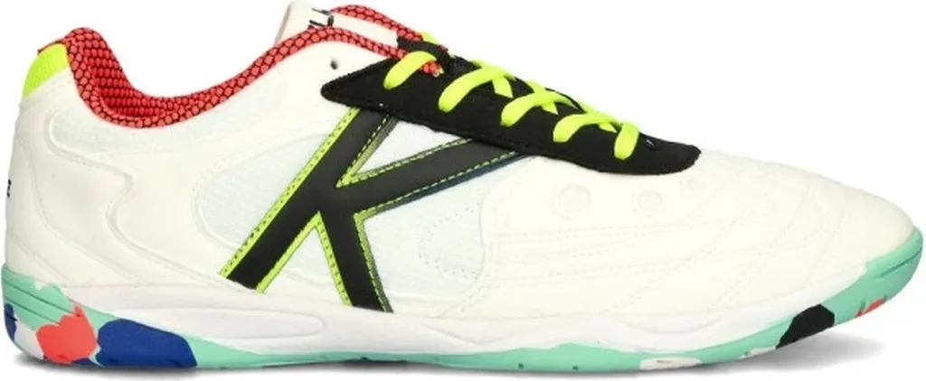 Kelme Futsal Boots 55257-1061 : Basket de Foot Salle Blanche Grip T43
