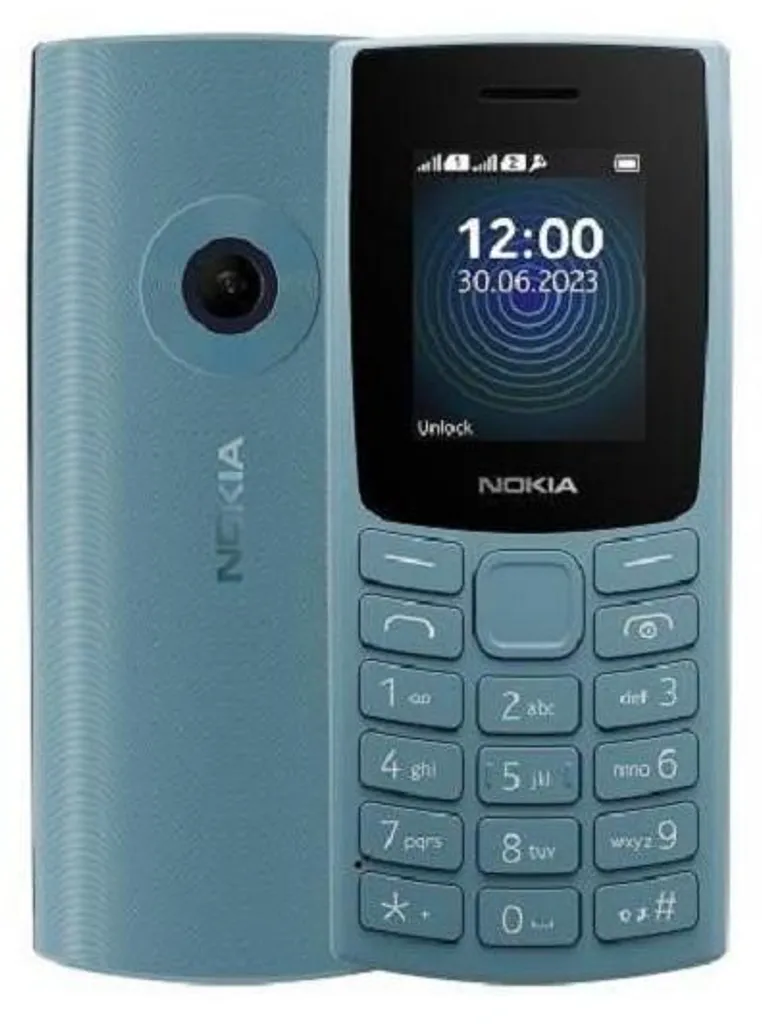 Téléphone Portable 4G Nokia 110 Bleu 2023 Idéal Senior et Secondaire