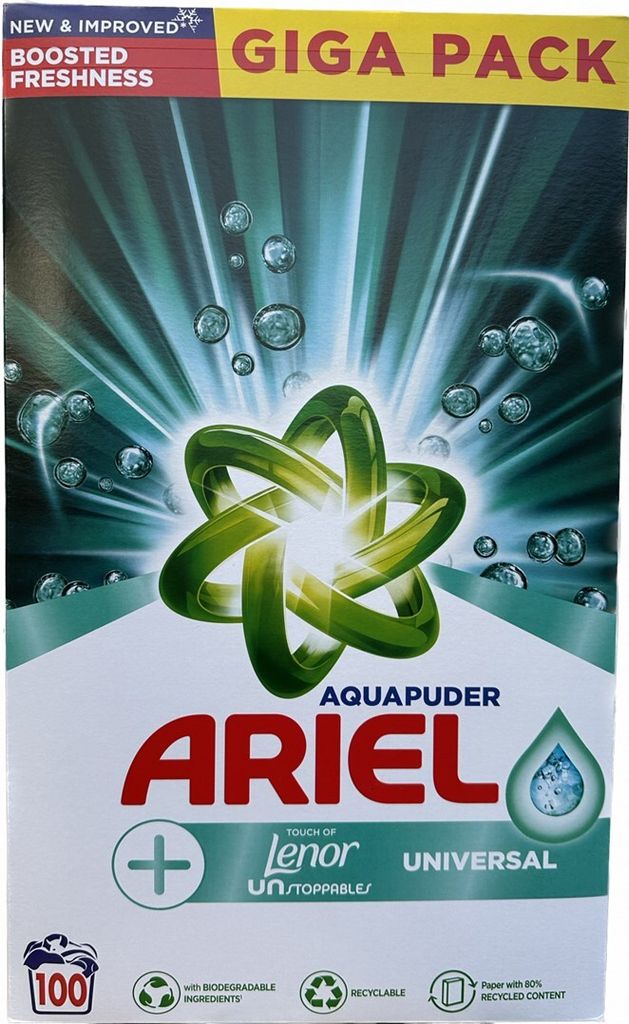 Ariel 100 dávek Lenor BOX, bílé (KS) Obrázek produktu 2