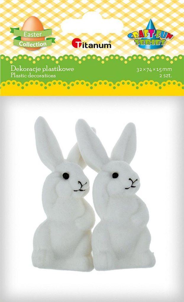 Ostern Ornament Kunststoff Kaninchen Titanum