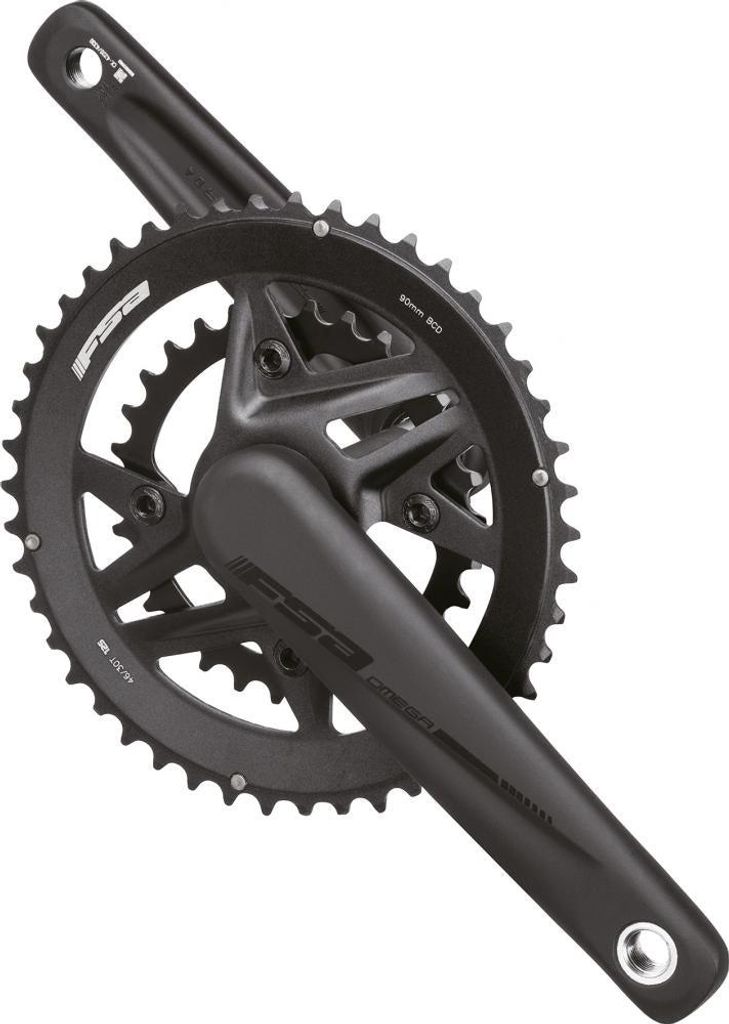 Pédalier FSA Omega MegaExo 2x 170 mm noir - performances Image du produit 