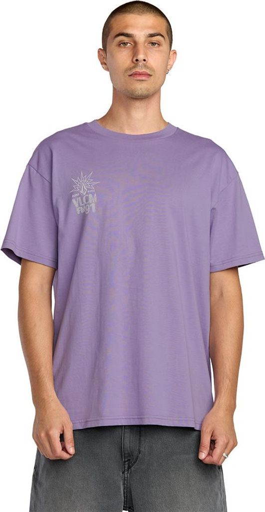 Volcom Tune In Kurzarm-t-shirt Lila S Mann Lila S