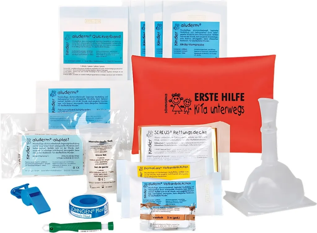 Kit de soins nomade Kita en route avec sacoche compacte et complète