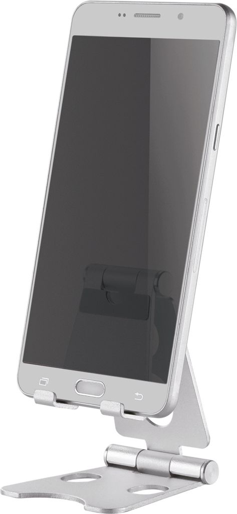Neomounts by Newstar Handy-Halterung DS10-150SL1 0-4,7" 1 Handy neigbar mobil höhenverstellbar faltbar silber